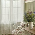 Heritage Lace Floret 60 x 84 in. Panel, White 6290W-6084
